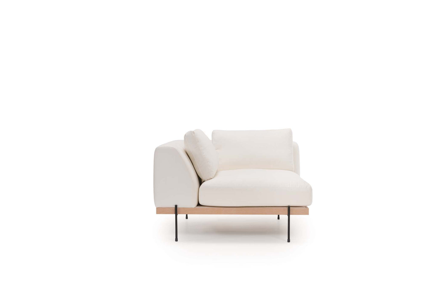 Catalina Sectional: Corner Right Sofa - Bone
