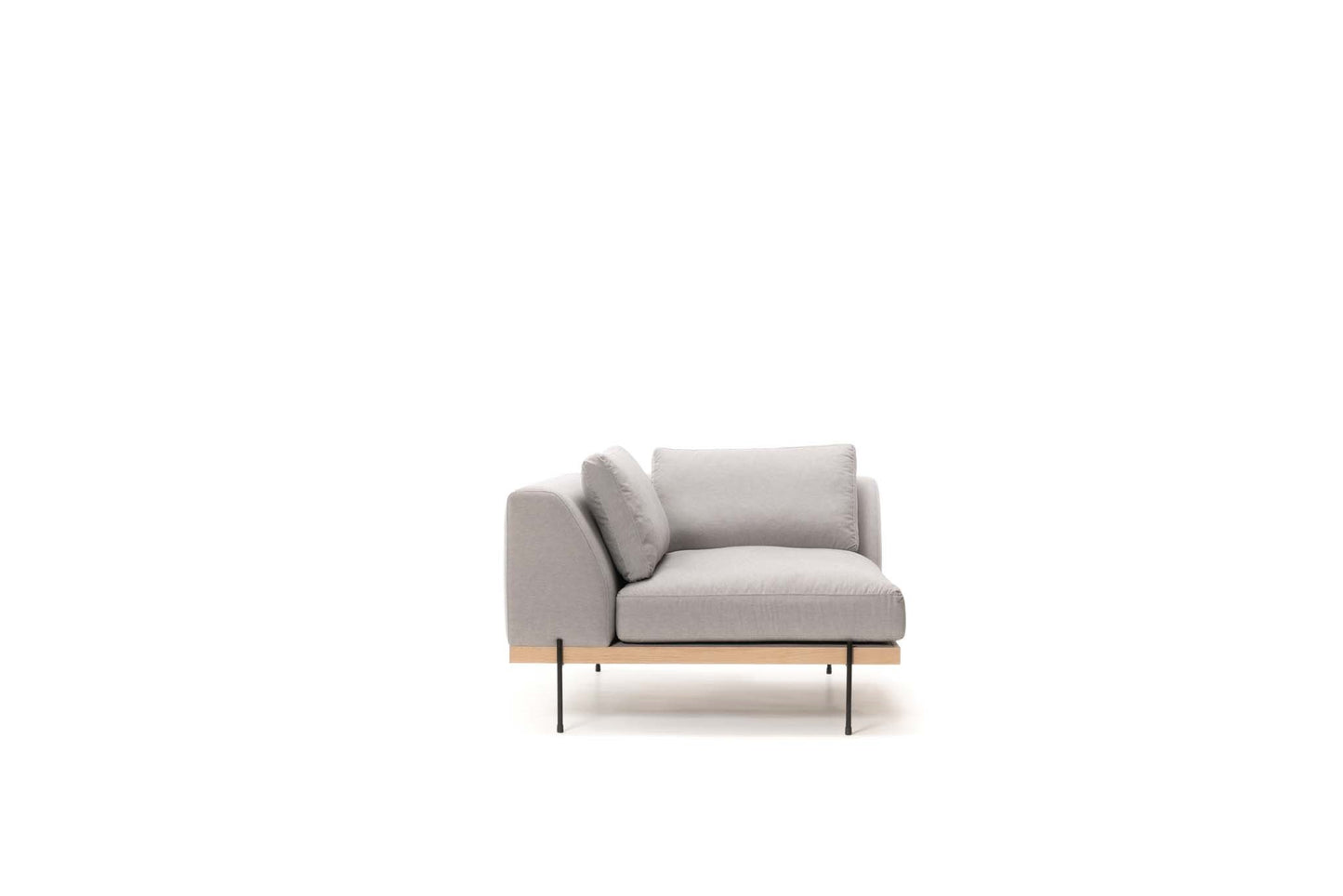 Catalina Sectional: Corner Right Sofa - Fog