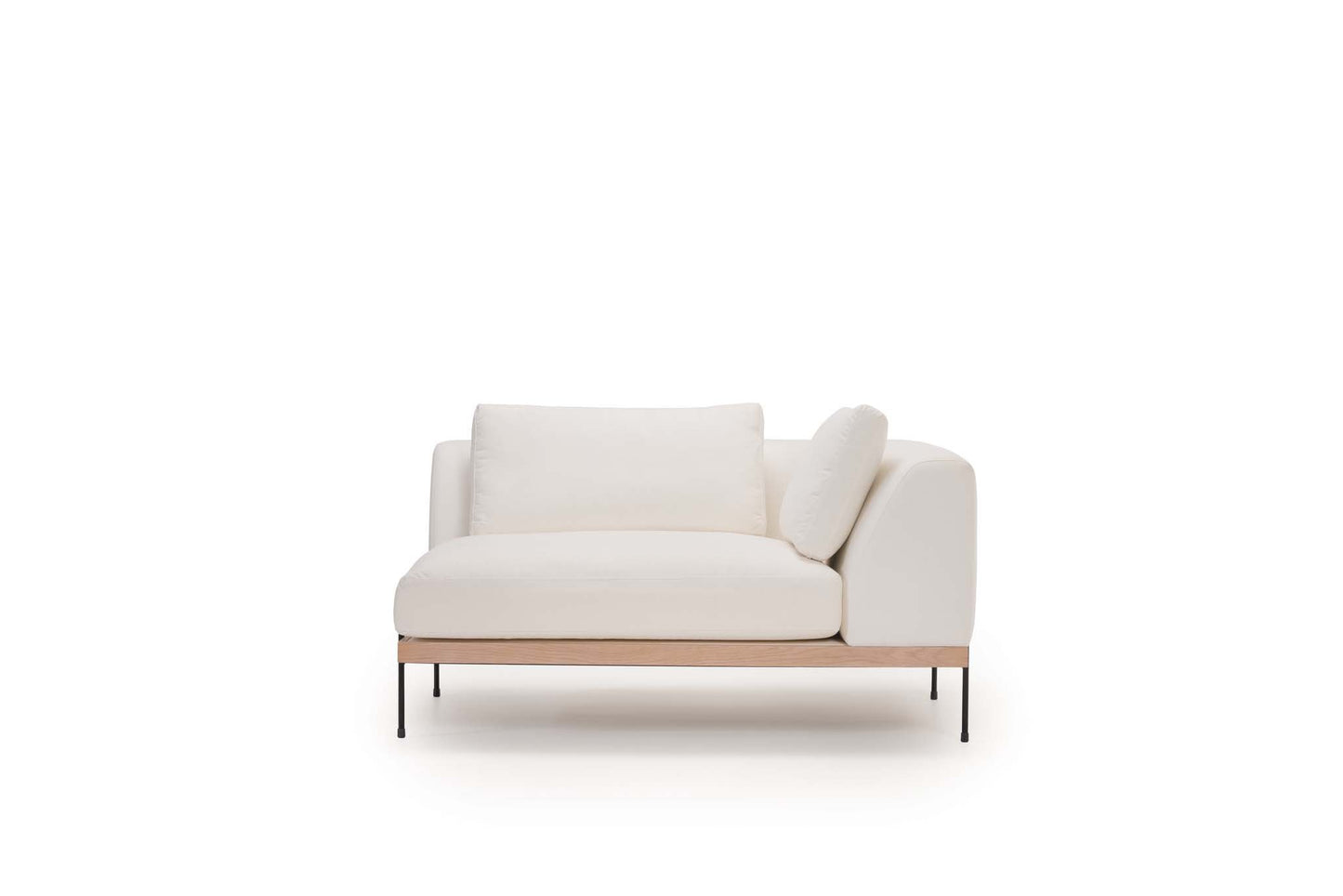Catalina Sectional: Corner Right Sofa - Bone