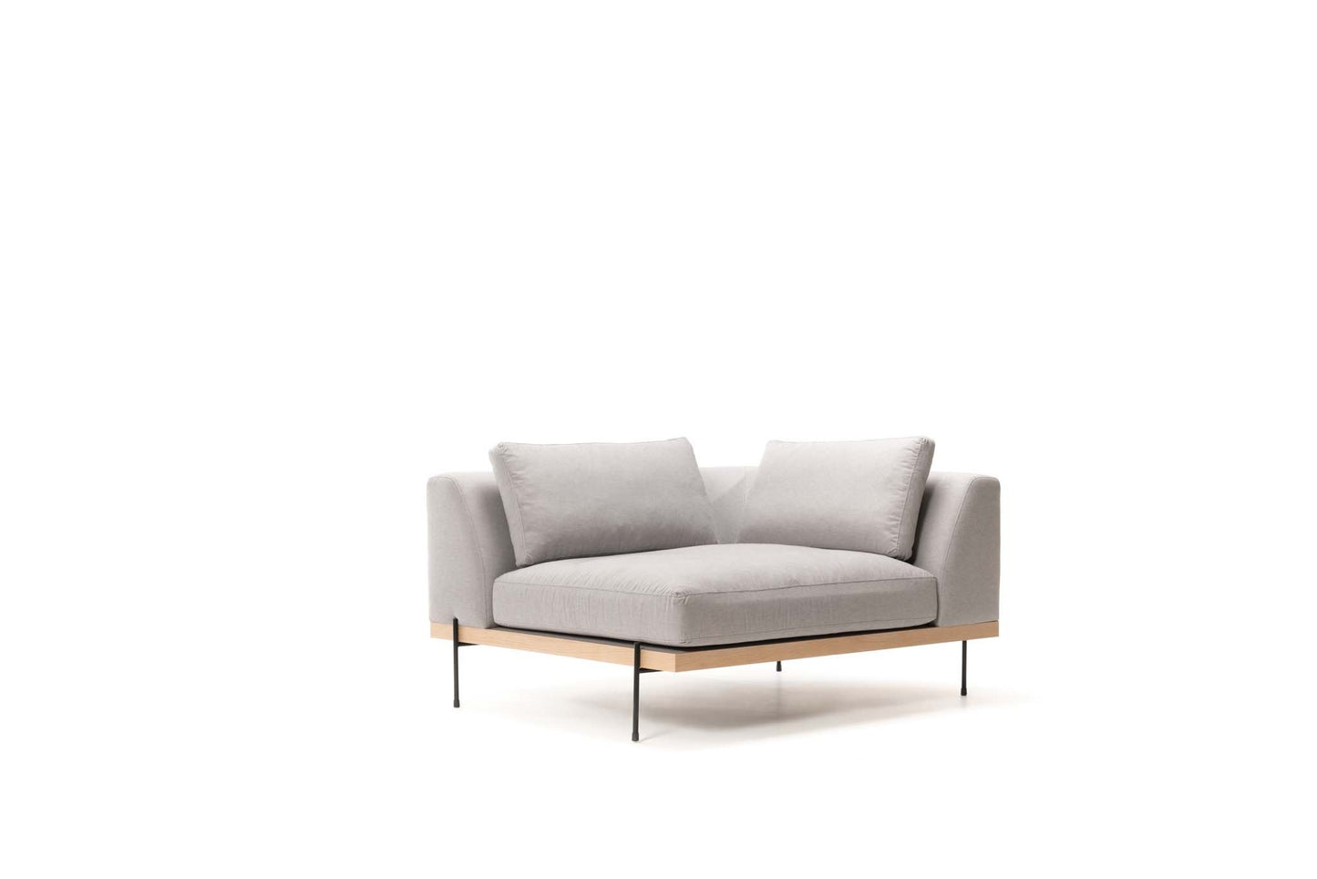 Catalina Sectional: Corner Right Sofa - Fog