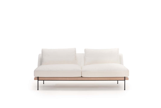 Catalina Sectional: Armless Sofa - Bone