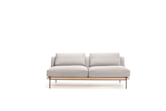 Catalina Sectional: Armless Sofa - Fog