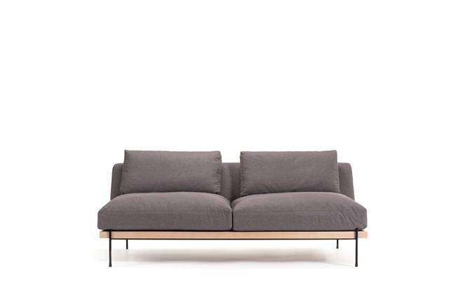 Catalina Sectional: Armless Sofa - Steel