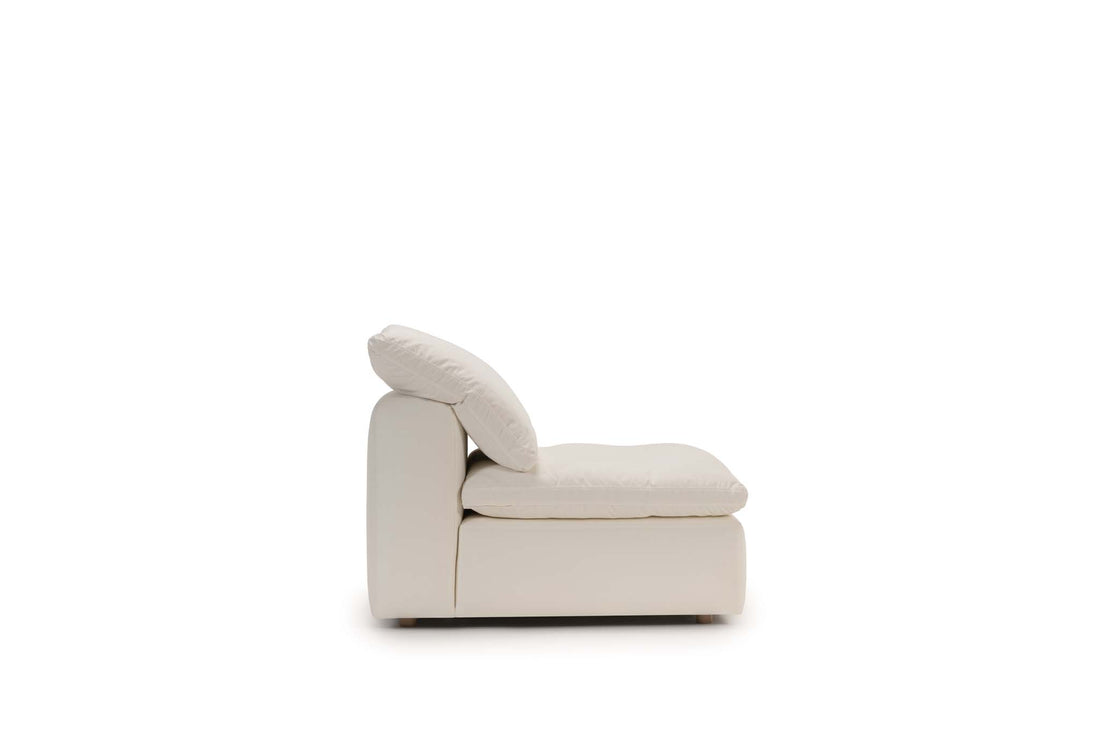 Newport Cloud Sofa: Armless - Bone
