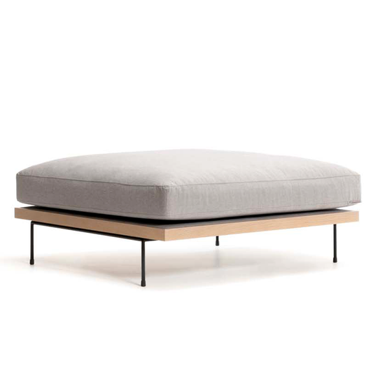 Catalina Sectional: Ottoman - Fog