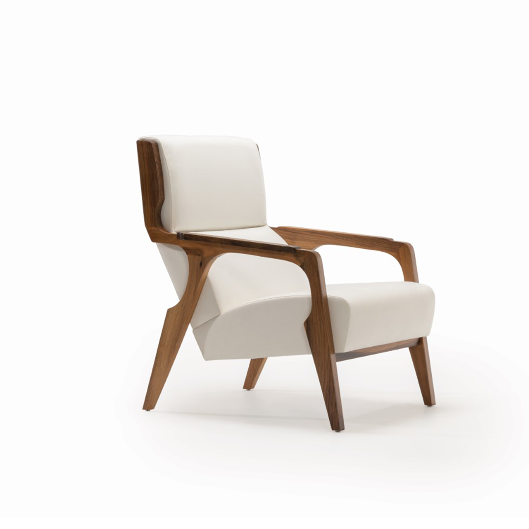 Esma Lounge Chair - Bone