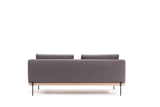 Catalina Sectional: Armless Sofa - Steel