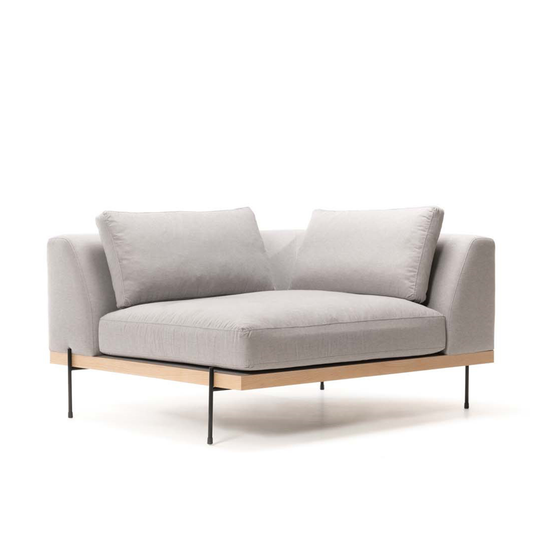 Catalina Sectional: Corner Right Sofa - Fog