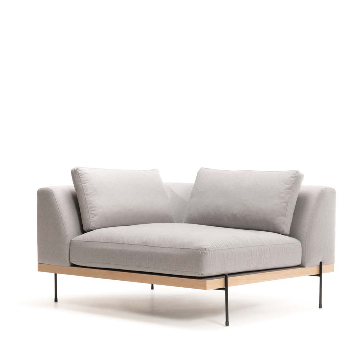 Catalina Sectional: Corner Left Sofa - Fog