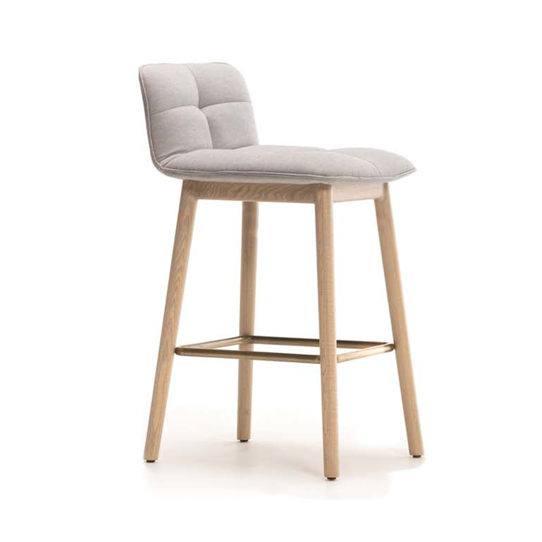 Squarez Counter Stool with Back - Fog